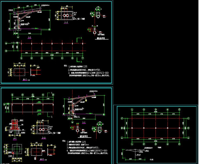 那曲钢构汽车棚设计