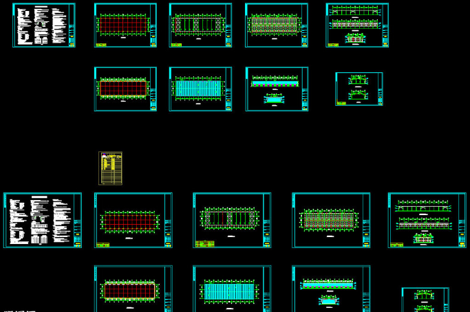 那曲钢结构厂房图纸