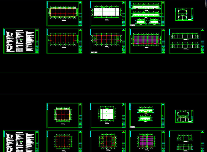 那曲钢结构厂房图纸