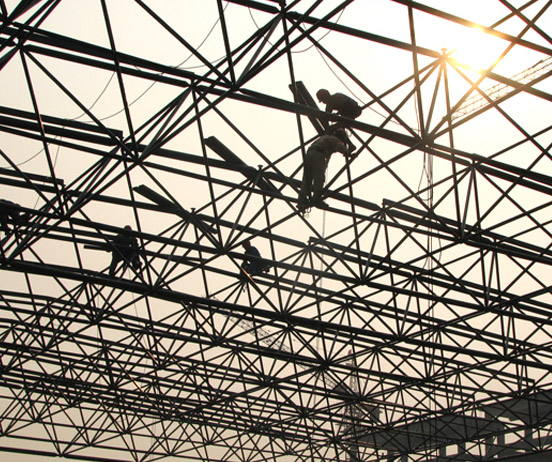 那曲厂房网架安装