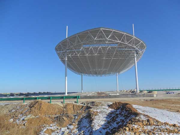 那曲加油站网架工程